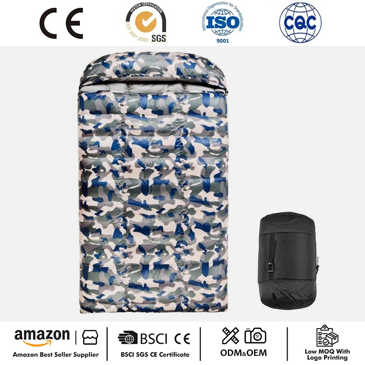 2-Personen-Schlafsack mit Umschlag für Paare
