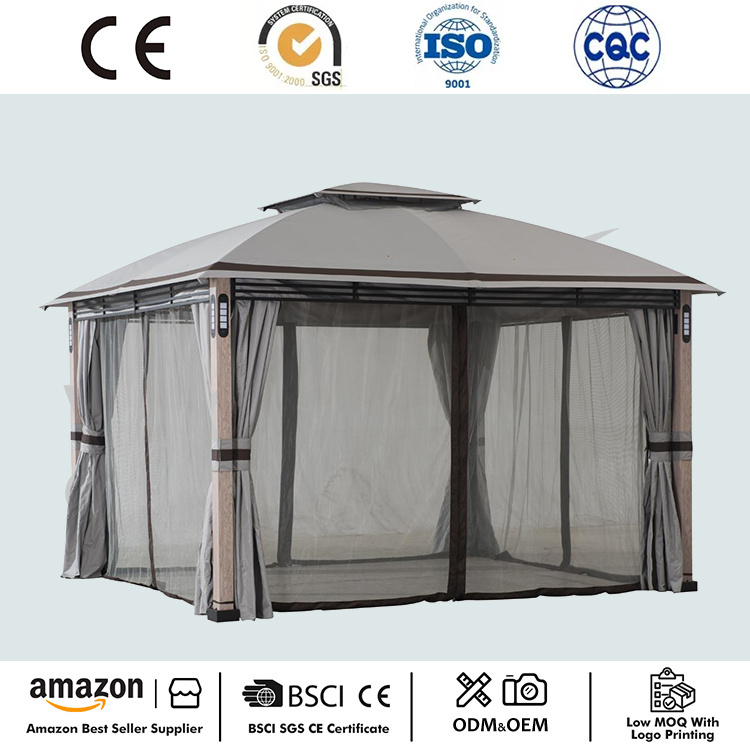 2-stöckiger Gartenpavillon mit Softtop
