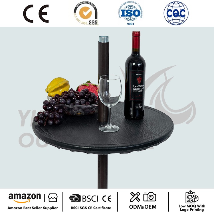 20 '' Outdoor verstellbarer Regenschirmtisch