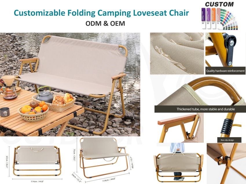 Dieser klappbare Camping-Bankstuhl ist großartig! Sieht toll und bequem aus!