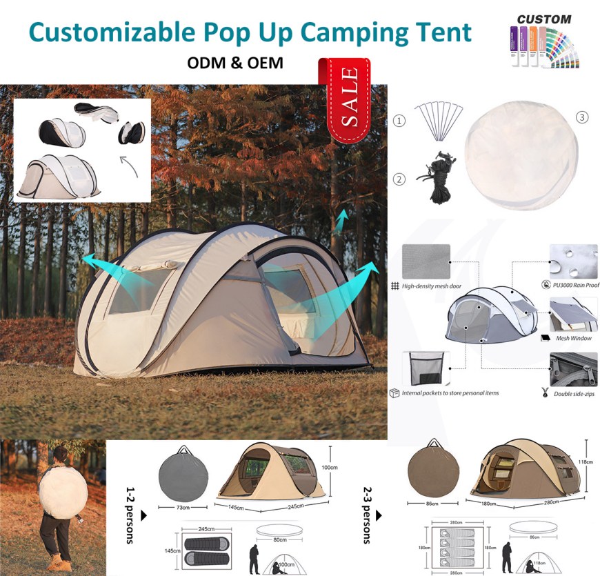 Gutes Campingzelt, sehr schneller Aufbau!