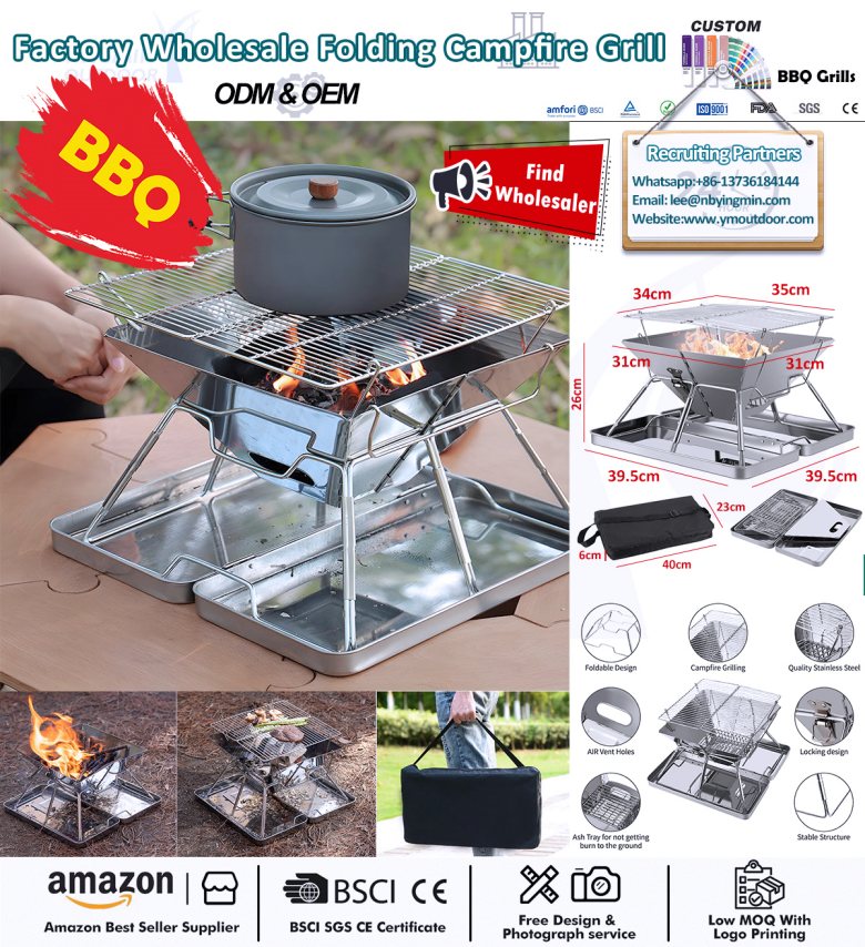 Toller leichter Campinggrill für zwei Personen.