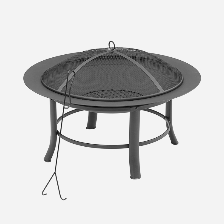 28'' runde, holzbefeuerte Feuerschale für die Terrasse
