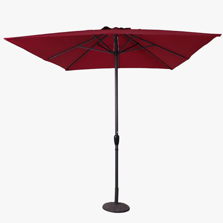 8 x 11 Fuß rechteckiger Marktschirm für die Terrasse
