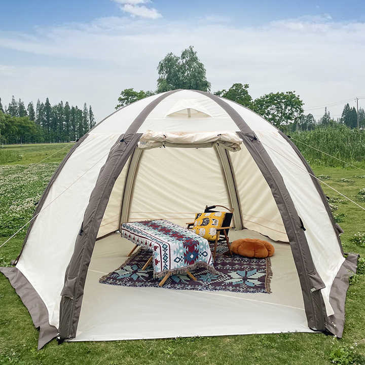 Camping Dome aufblasbares Sechskantzelt