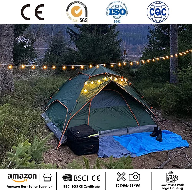 Camping Wasserdichtes automatisches 3-Personen-Zelt