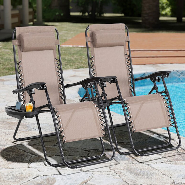 Klappbare Patio-Lounge-Liegen