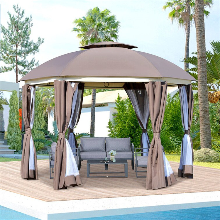 12' x 12' runder Terrassenpavillon