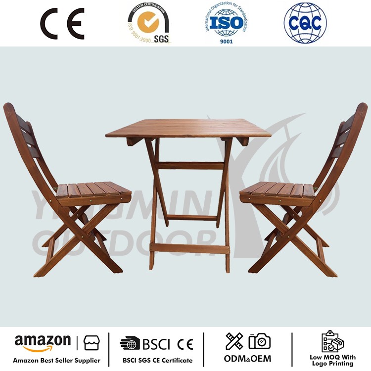 Patio Premium Hartholz 3-teiliges Bistro-Set