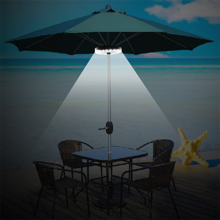 Patio-Hof-Regenschirm-Lampe