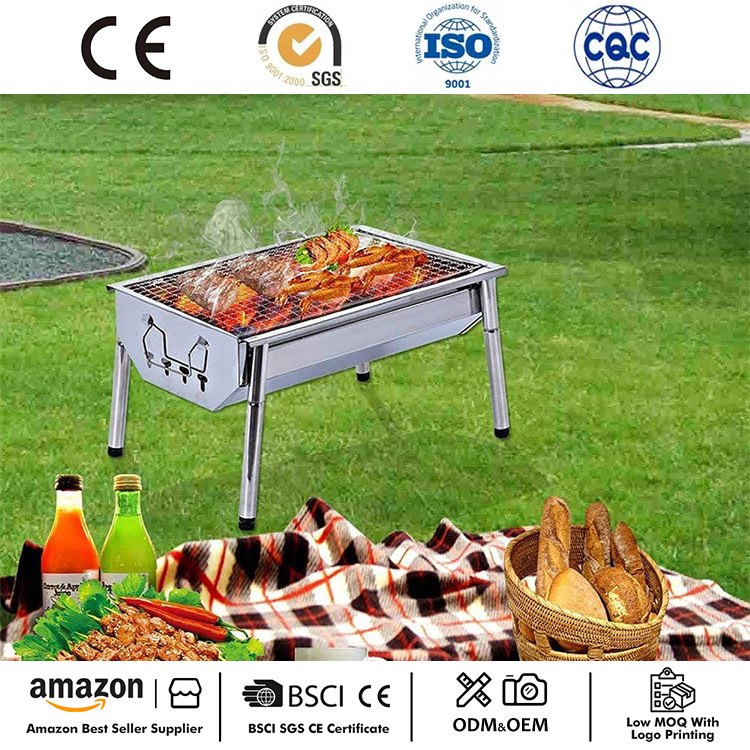 Tragbarer BBQ Grill Kleiner Campinggrill