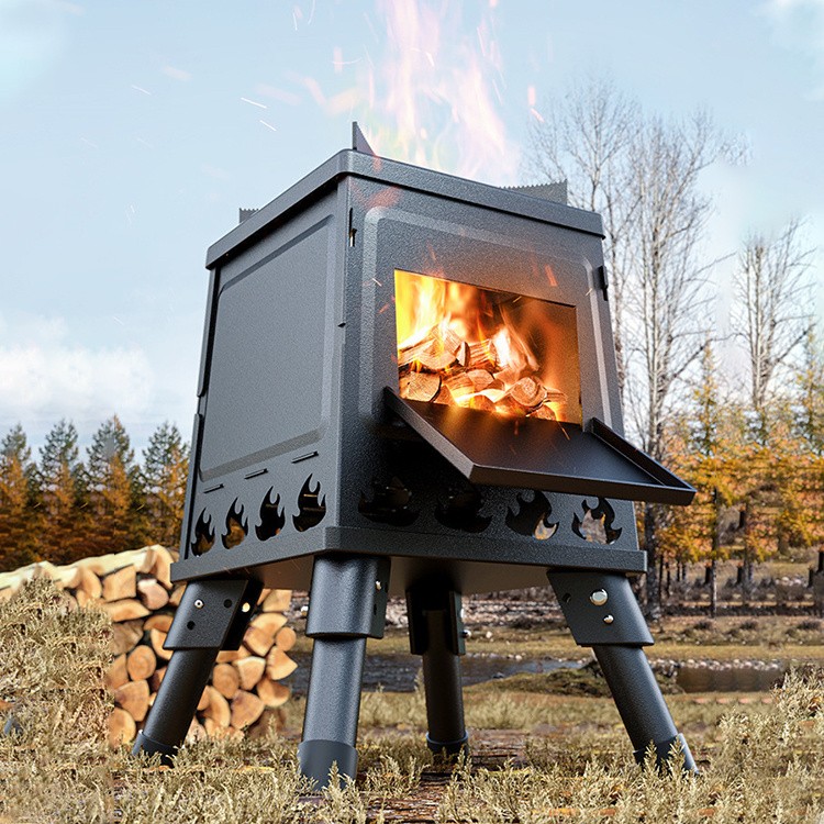 Holzbefeuerter Campingkocher