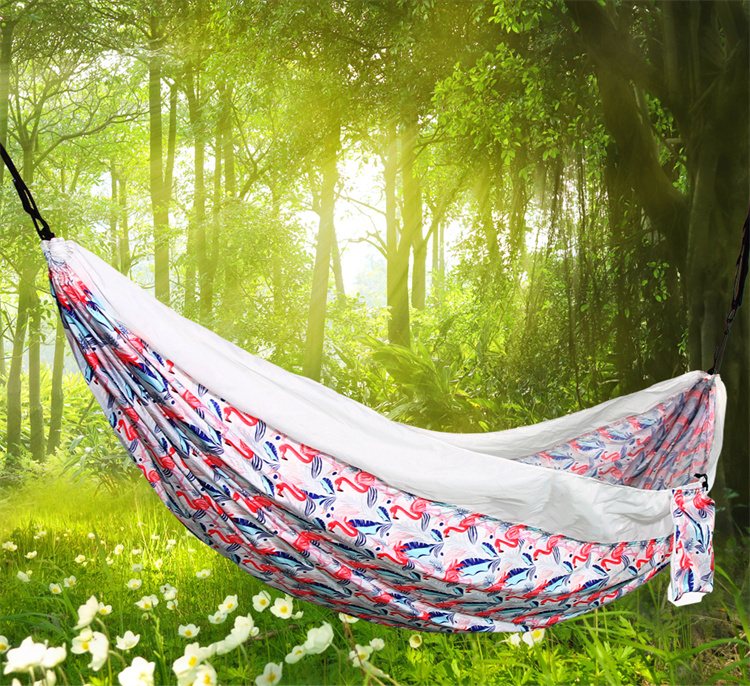Tragbares Hängemattencamping