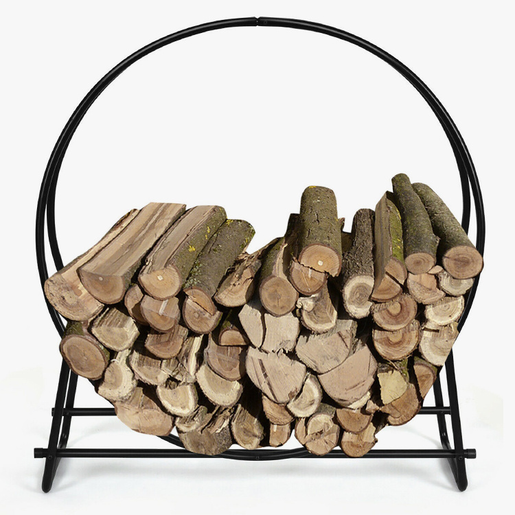 Log Hoop Brennholz-Lagerregal-Halter